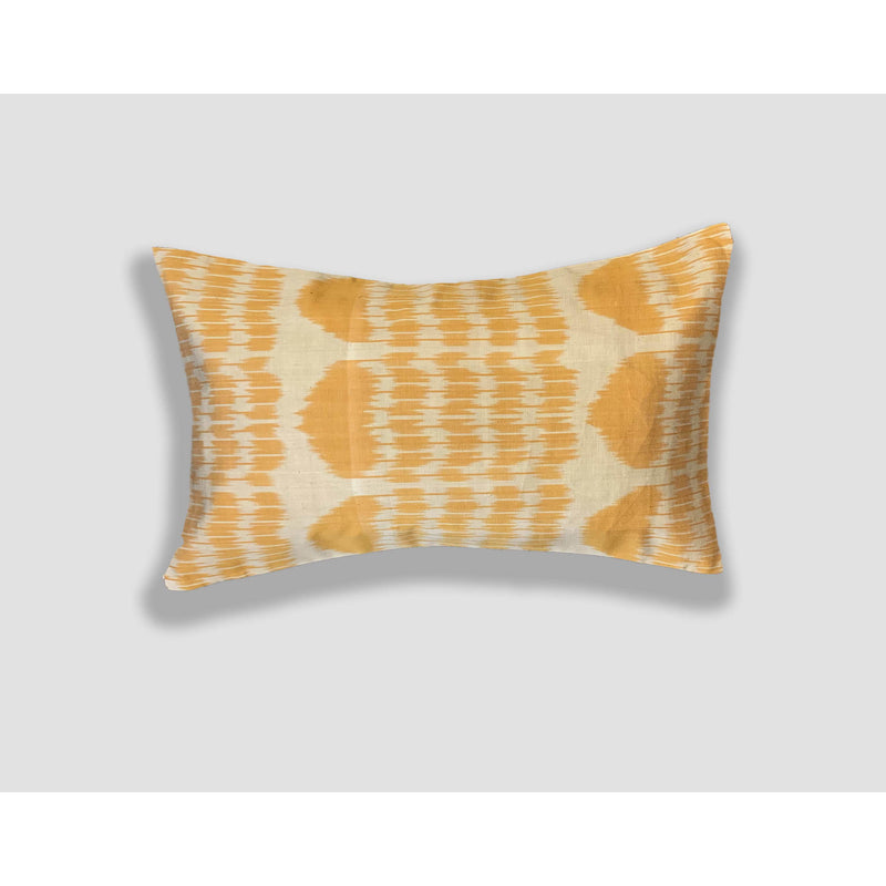 Velvet & Ikat Silk Pillow