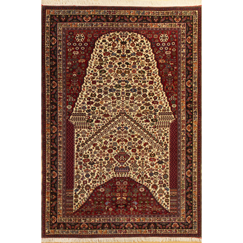 ANTIQUE TABRIZ AREA RUG