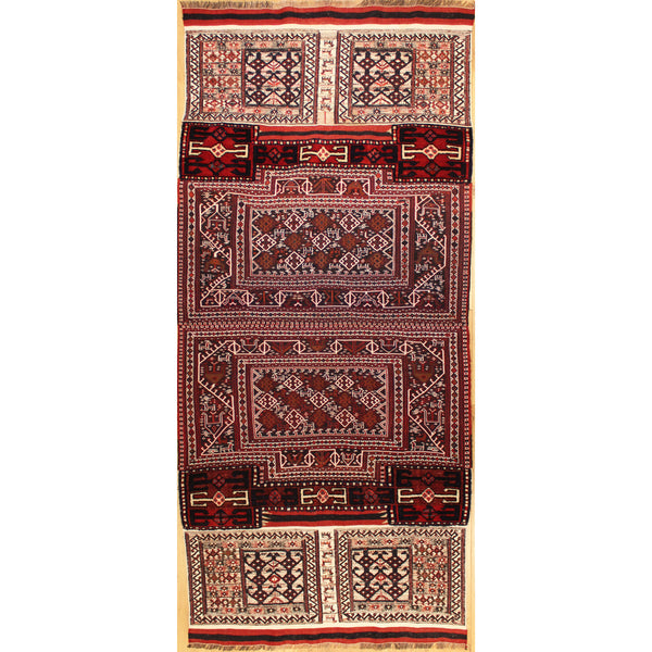 ANTIQUE BAKHTIARI AREA RUG