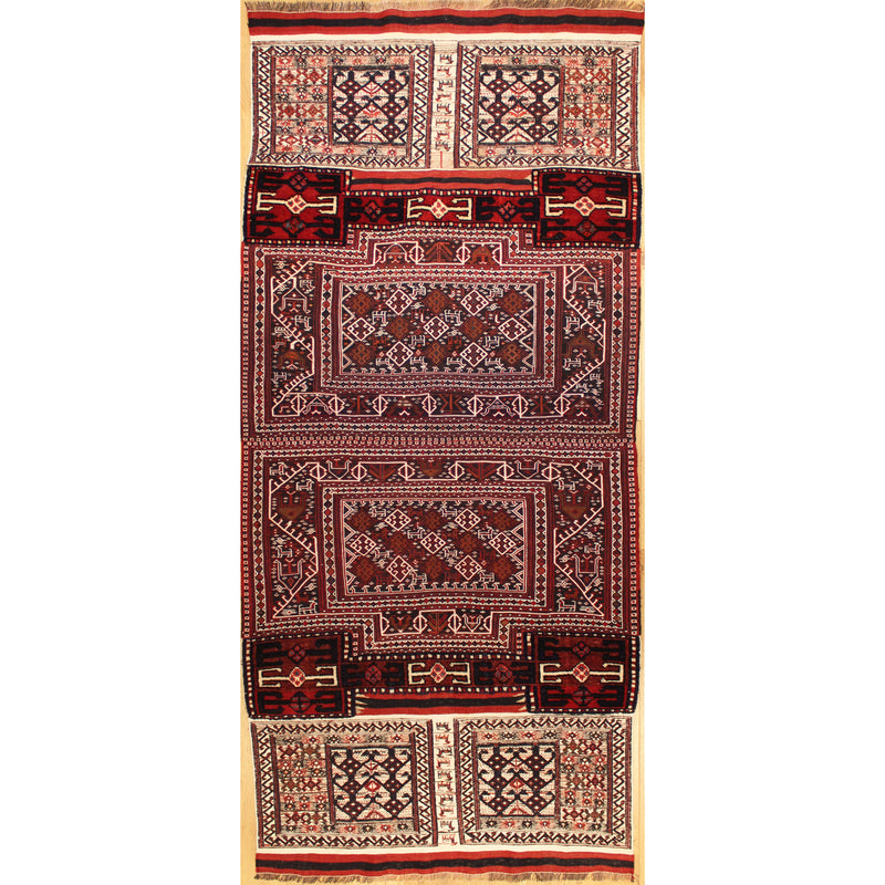 ANTIQUE BAKHTIARI AREA RUG