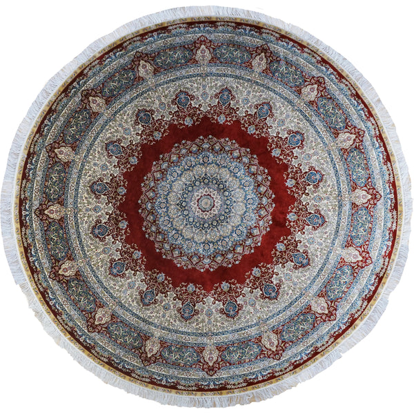 ROJA ROUND ROYAL SILK AREA RUG